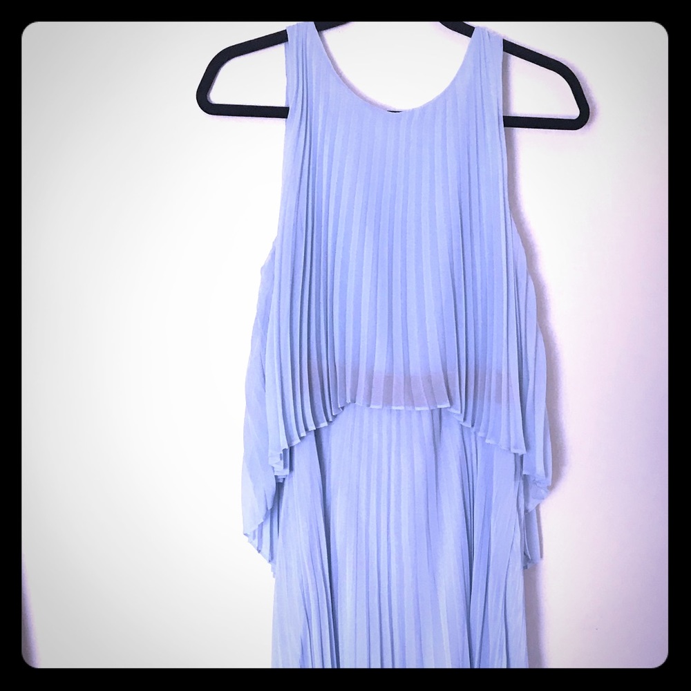 Worn once BCBG light blue gown